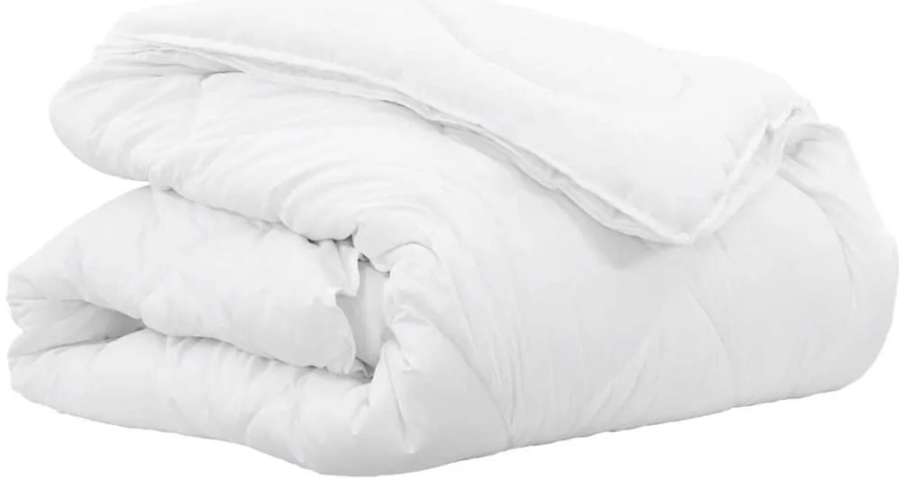 vidaXL Κουβέρτες & Πάπλωμα Λευκό 200 x 220 cm Μικροΐνες