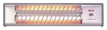 Θερμάστρα Επίτοιχη Quartz 800W Ασημί KS90E Aca -KS90E-Ασημί KS90E