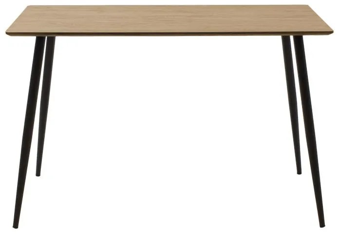 Τραπεζαρία Aurora-Cuba σετ 5τεμ pp-mdf σε μαύρο-sonoma απόχρωση 120x70x76εκ 120x70x76 εκ.