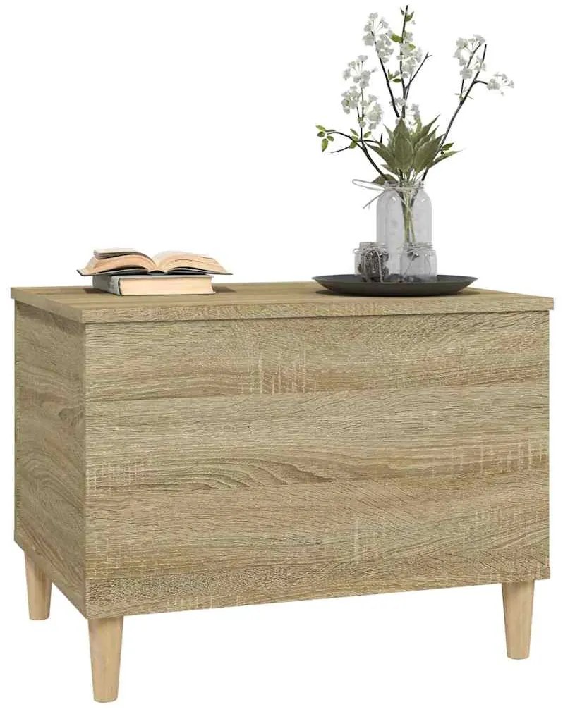 vidaXL Τραπεζάκι Σαλονιού Sonoma Δρυς 60x44,5x45εκ. Επεξεργασμένο Ξύλο