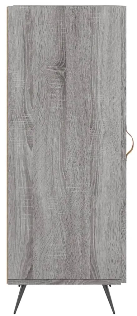vidaXL Ντουλάπι Γκρι Sonoma 34,5x34x90 εκ. από Επεξεργασμένο Ξύλο