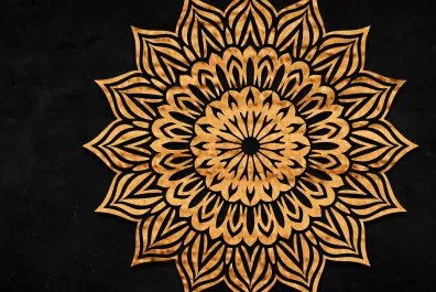 Intra απο ξύλο plywood 3mm-4mm πάχος – Διακόσμηση τοίχου Mandala Cut Laser Δίασταση  40x30 cm INTRAFABR-101970446