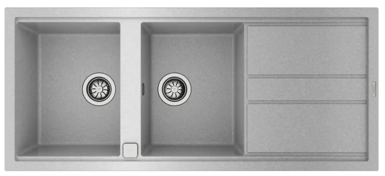 TEKA NOVA 80 B-TG 2B 1D  Ένθετος Γρανιτένιος νεροχύτης Stone Grey Μ116xΠ51εκ