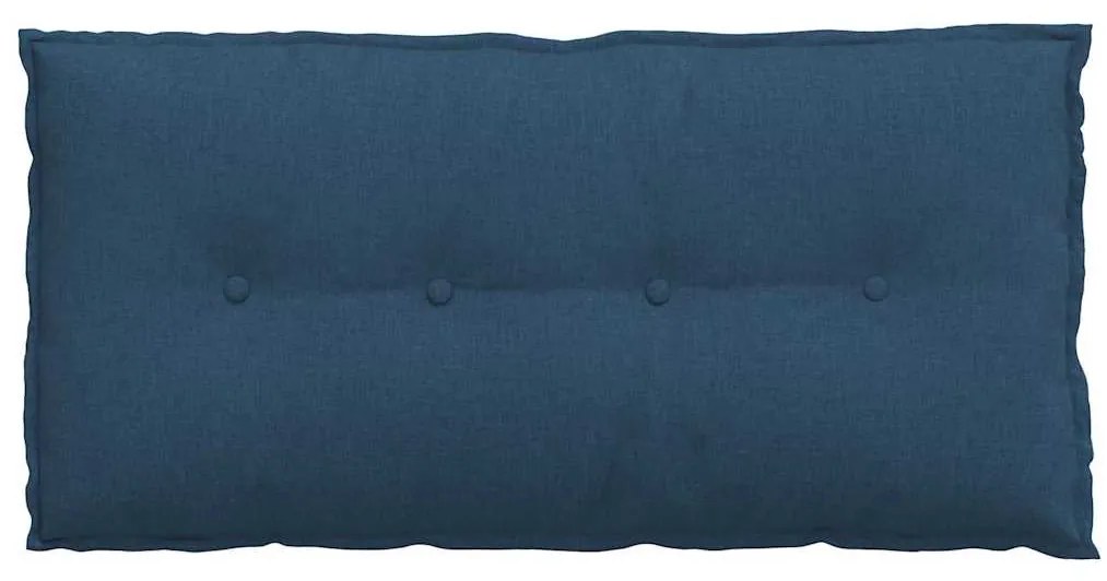vidaXL Μαξιλάρι Πλάτης Μπλε 100 x 19 x 50 εκ ύφασμα