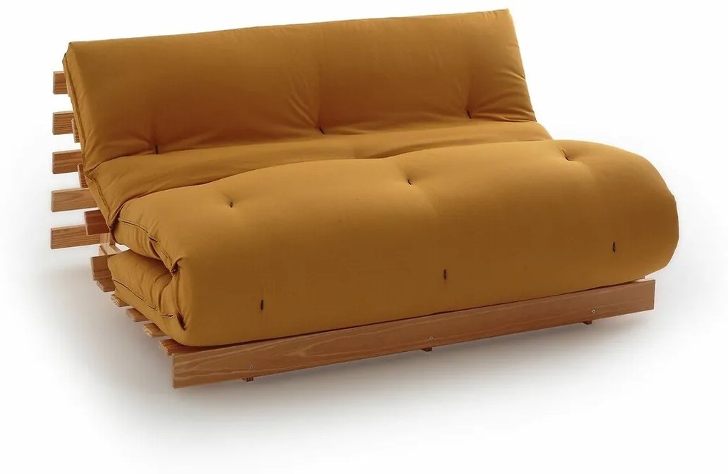 Στρώμα futon από latex, μαλλί και λινό για τον καναπέ Thaï