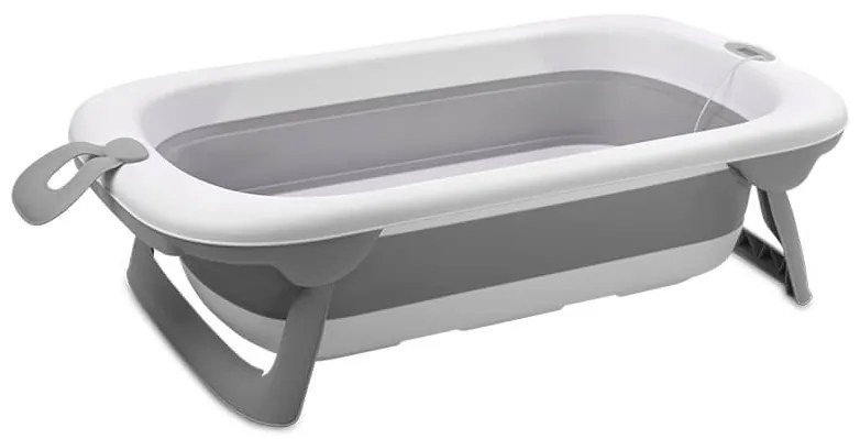 Πτυσσόμενη Μπανιέρα Dino 83cm με Θερμόμετρο Grey 10131000003  Lorelli