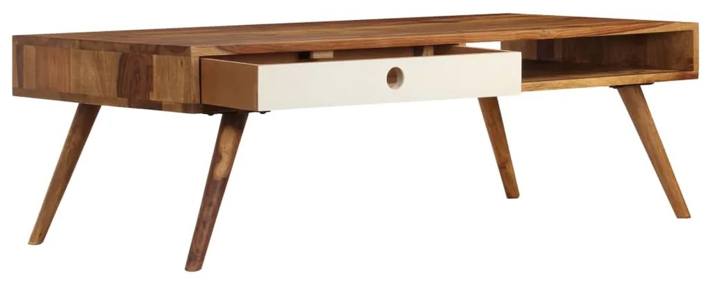 vidaXL Τραπεζάκι Σαλονιού 110 x 50 x 35 εκ. από Μασίφ Ξύλο Ακακίας