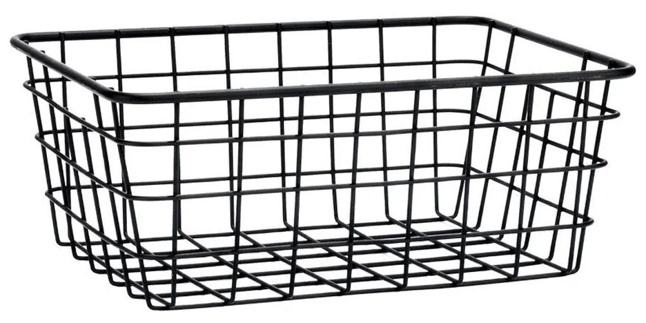 ESTIA ΚΑΛΑΘΙ ΟΡΓΑΝΩΣΗΣ ΜΕΤΑΛΛΙΚΟ 22x16x12cm ΜΑΥΡΟ