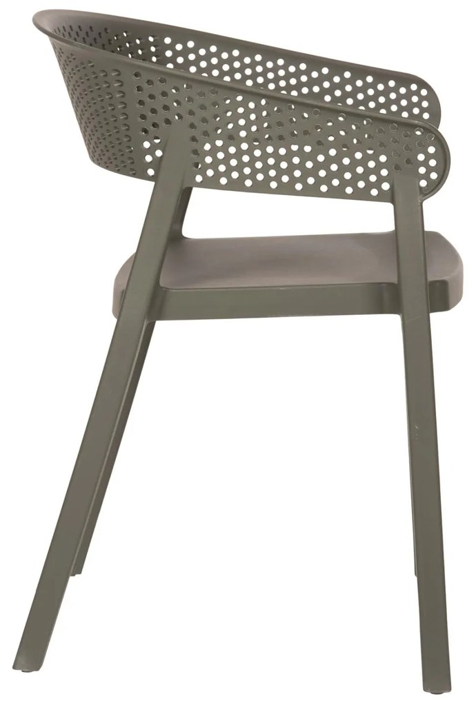 ΠΟΛΥΘΡΟΝΑ ΠΟΛΥΠΡΟΠΥΛΕΝΙΟΥ PERFOE  DARK OLIVE 53,5x50,5x73Υεκ. 53.5x50.5x73 εκ.
