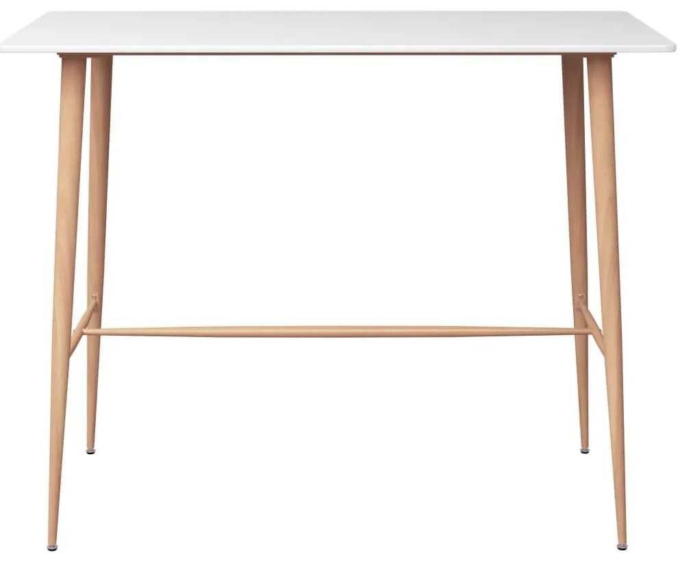 vidaXL Σετ Επίπλων Μπαρ 5 Τεμαχίων Λευκό