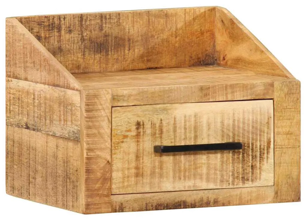 vidaXL Κομοδίνο με συρτάρι Καφέ 40 x 30 x 30 εκ Μασίφ ξύλο μάνγκο
