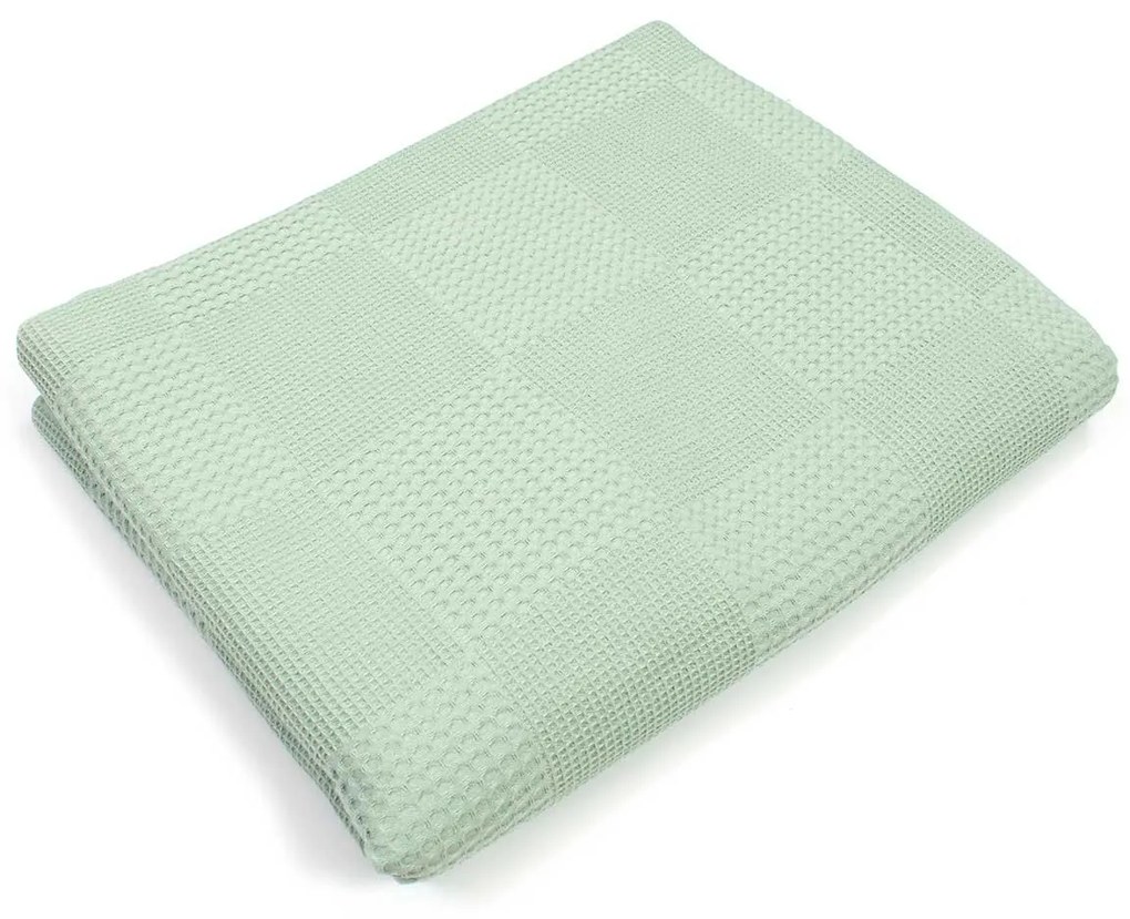 Κουβέρτα Πικέ Κούνιας (120x150) Dimcol Cotton Φιστικί