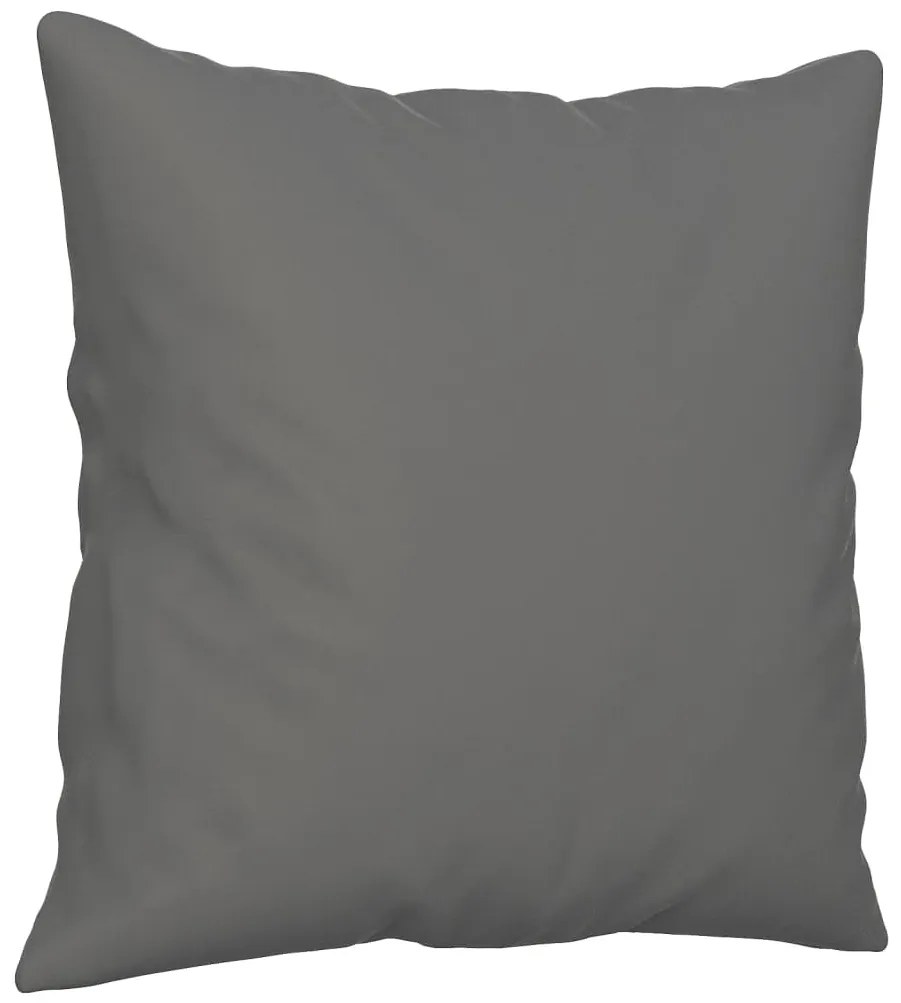 vidaXL Καναπές Διθέσιος Σκ. Γκρι 140 εκ. Ύφασμα Μικροϊνών με Μαξιλάρια