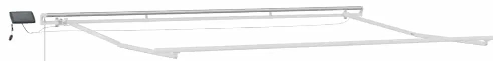 vidaXL Ανασυρόμενη Τέντα with Πράσινο και κίτρινο 500 x 300 εκ