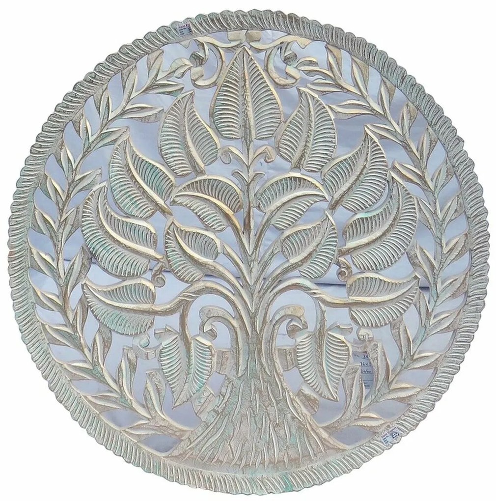 Διακόσμηση τοίχων DKD Home Decor Δέντρο MDF (90 x 2 x 90 cm)