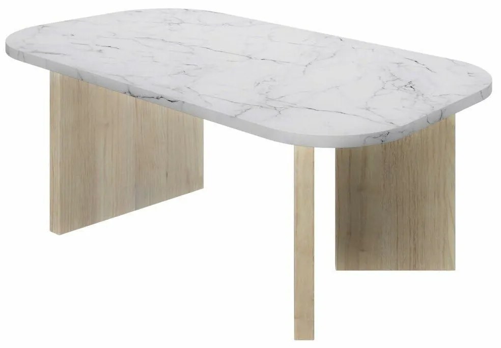 Τραπεζάκι Καφέ Λευκό 105 x 58 x 39 cm