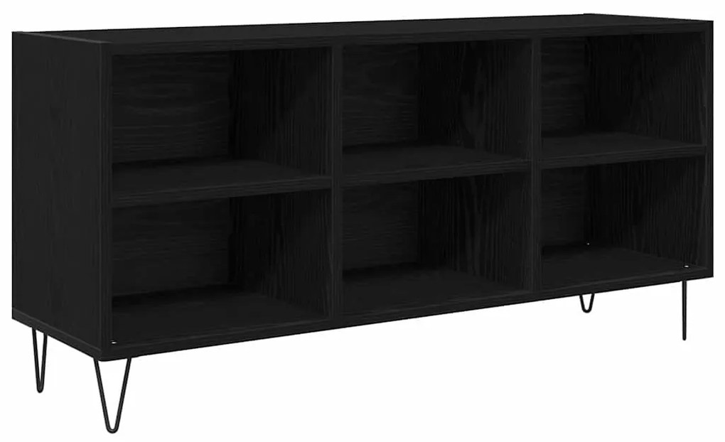 vidaXL Ντουλάπι TV Μαύρη Οξυά 103,5 x 30 x 50 εκ Επεξεργασμένο ξύλο