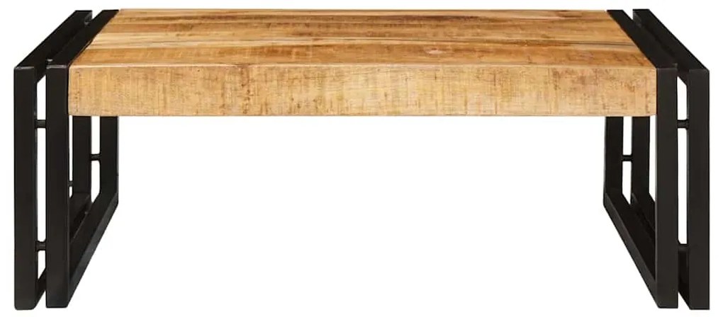 vidaXL Ράφι μπάνιου με ράφι 65 x 50 x 23 εκ Στερεό ξύλο μάγκο, σίδηρος