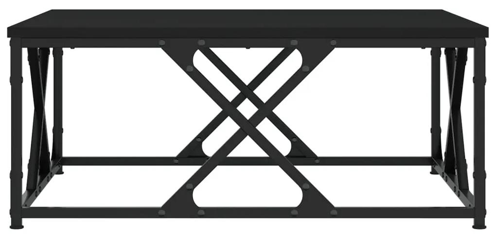 vidaXL Τραπεζάκι Σαλονιού Μαύρο 70 x 70 x 30 εκ. από Επεξεργ. Ξύλο