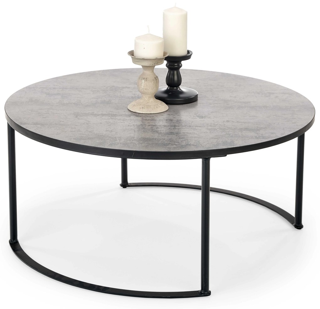 MACAO coffee table, gray / black DIOMMI V-CH-MACAO-LAW DIOMMI-60-21461