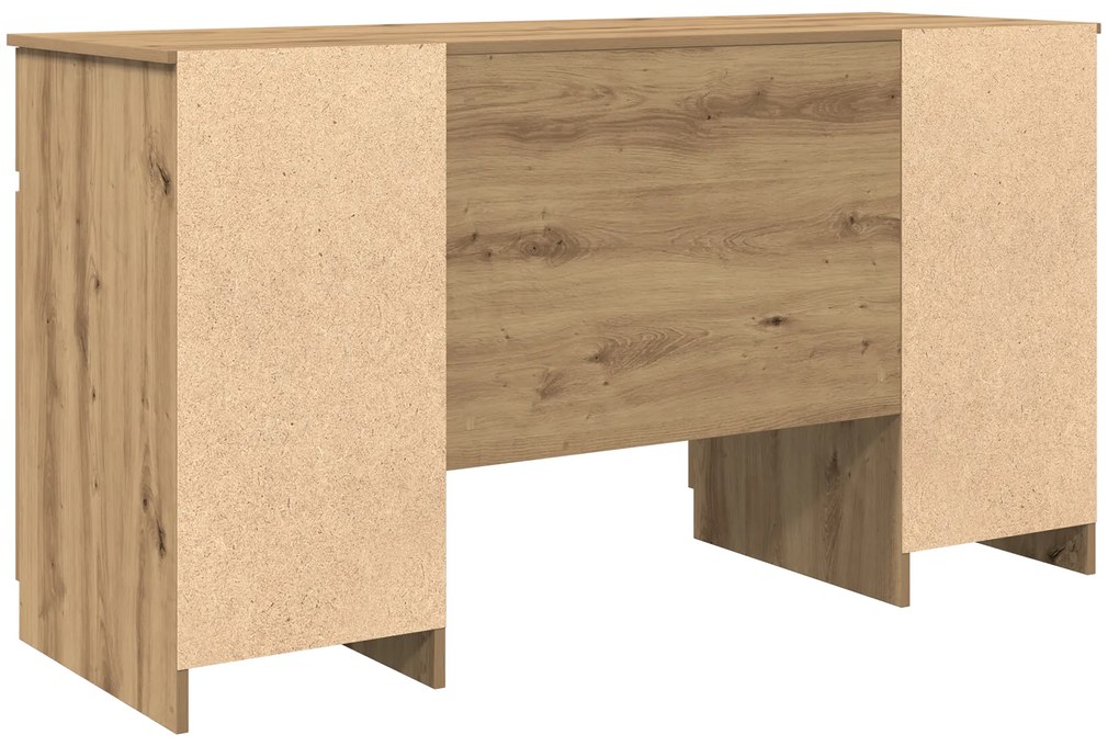 vidaXL Γραφείο Artisan Oak 140x49x76 εκ. Επεξεργασμένο ξύλο