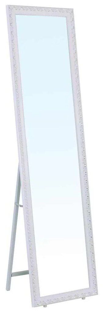 Καθρέπτης Δαπέδου/Τοίχου MIRROR 37x146 Γύψινος, Antique White 39x2,5x148cm