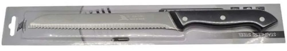Μαχαίρι Ψωμιού 815869 33cm Inox-Black Ankor Stainless Steel