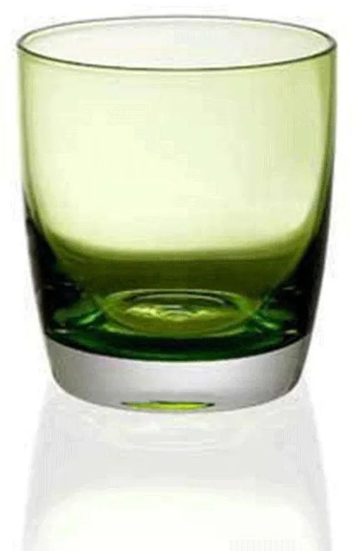 Ποτήρι Ουίσκι Irid 52.011.51 355ml Green Cryspo Trio Γυαλί