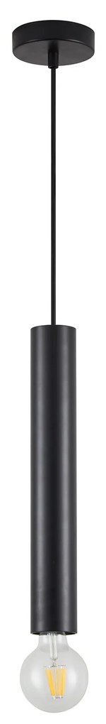 Φωτιστικό Οροφής  SE21-BL-5 ADEPT TUBE BLACK PENDANT Δ1 - 77-8269 - 51W - 100W - 77-8269