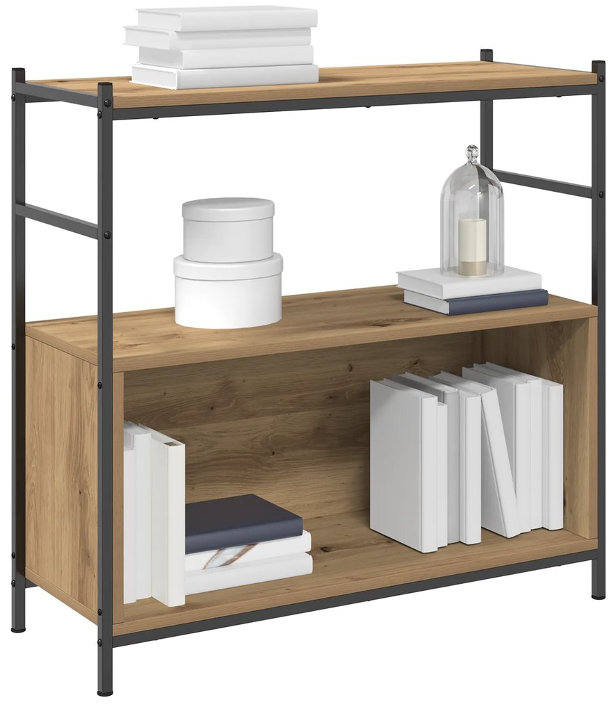 vidaXL Βιβλιοθήκη Artisian Δρυς 80x30x78,5 εκ. Επεξεργασμένο ξύλο