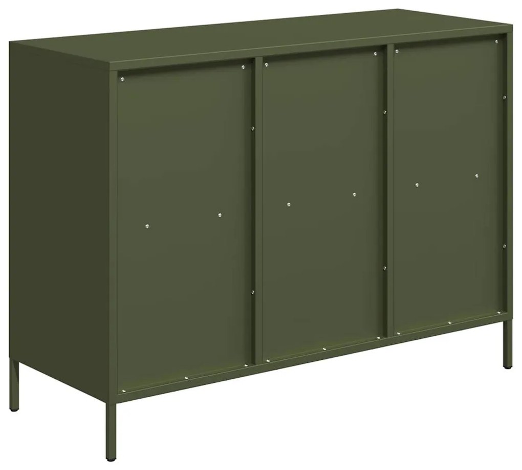 Ντουλάπι Λαδί 101,5x39x73,5 εκ. από Χάλυβα Ψυχρής Έλασης 851368