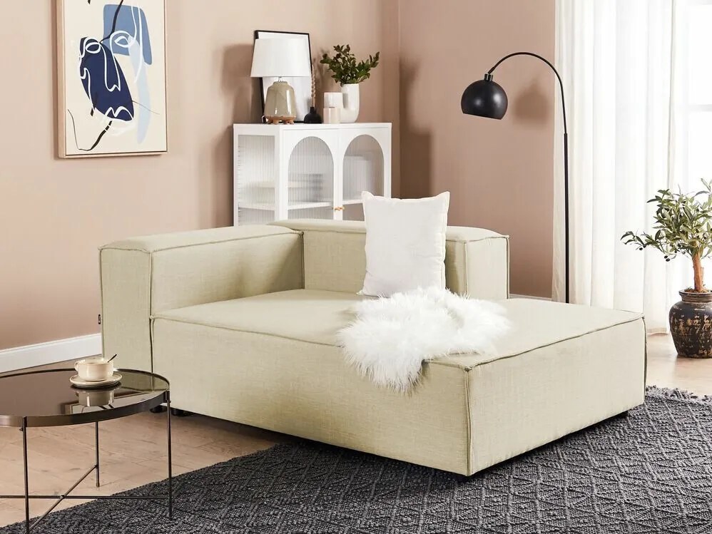 Ανάκλινδρο Berwyn J100, Beige, 119x68cm, Πόδια: Πλαστική ύλη