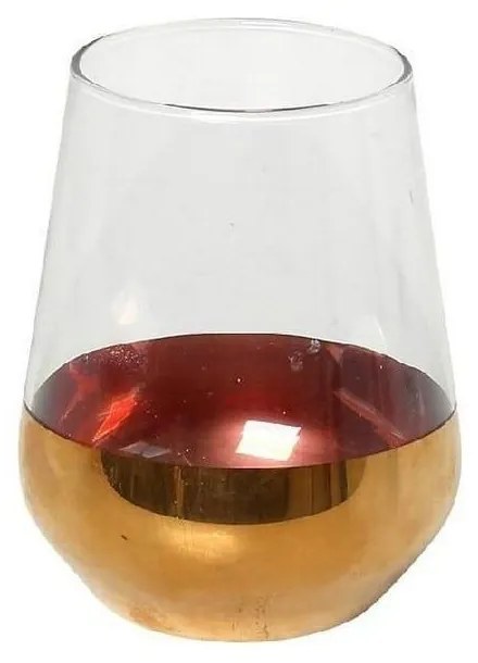 Ποτήρι Ουίσκι Allegra 6 Rab120K6 8Χ11cm Clear-Gold Espiel Glass