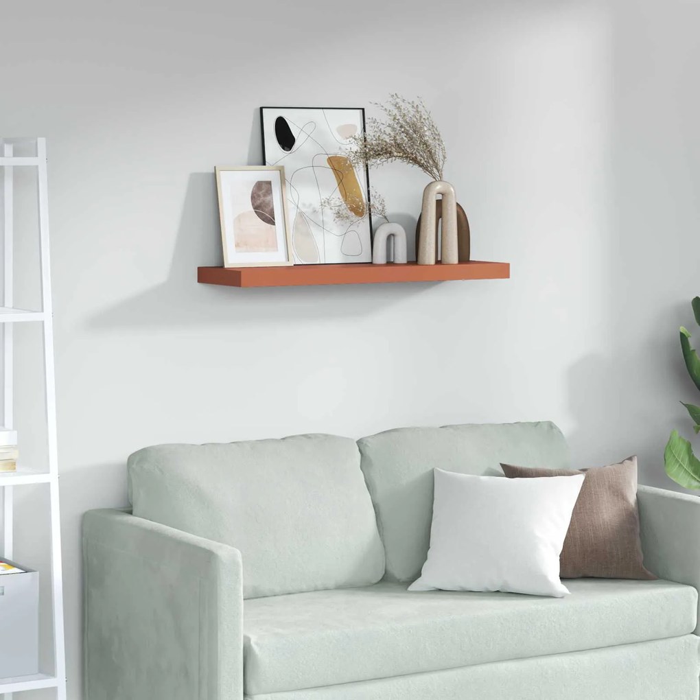 vidaXL Ράφι Τοίχου Κόκκινο 80 x 23,5 x 4 εκ Επεξεργασμένο ξύλο