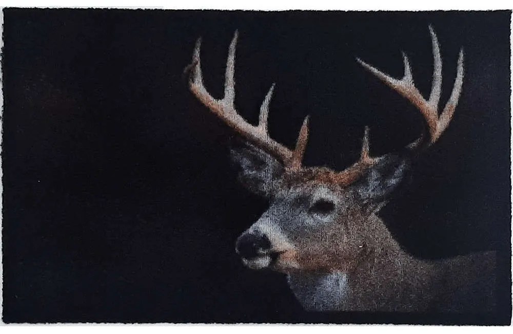 Πατάκι Εισόδου Ambiance Deer 003 50x75cm Black-Brown Sdim 50X75