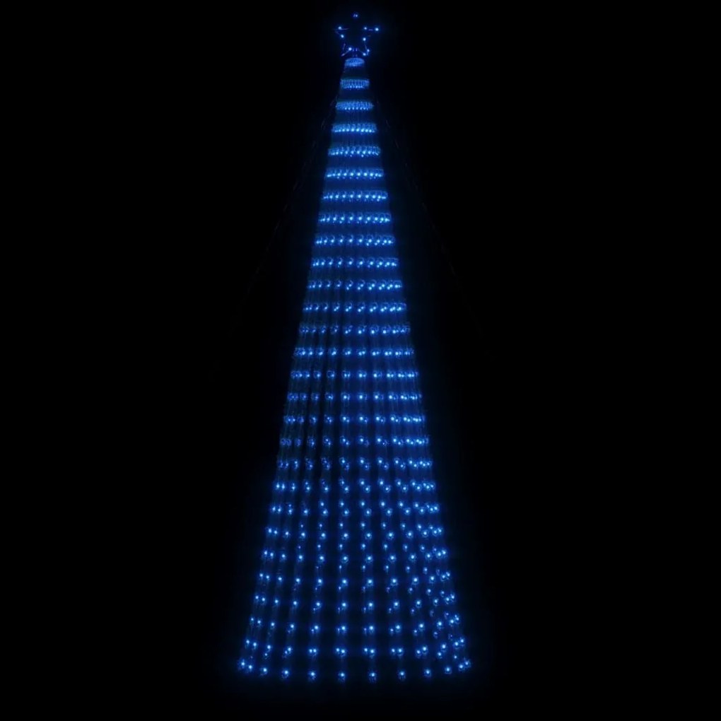 vidaXL Χριστουγεννιάτικο δέντρο LED 688 LED μπλε 300 εκ.