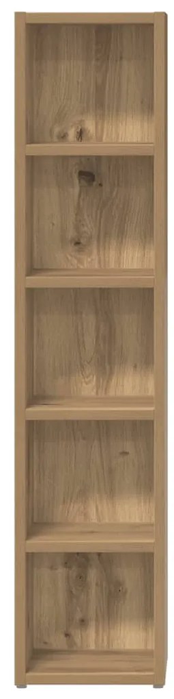vidaXL Ντουλάπια CD 2 τεμ. Artisan Δρυς 21x16x93,5 εκ Επεξ. Ξύλο