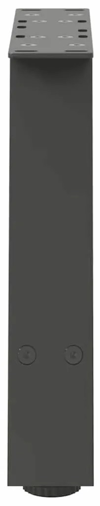 vidaXL Πόδια Τραπεζιού Σαλονιού Σχήματος Α 2 τεμ. Ανθρακί 40x(30-31) εκ. Ατσάλι