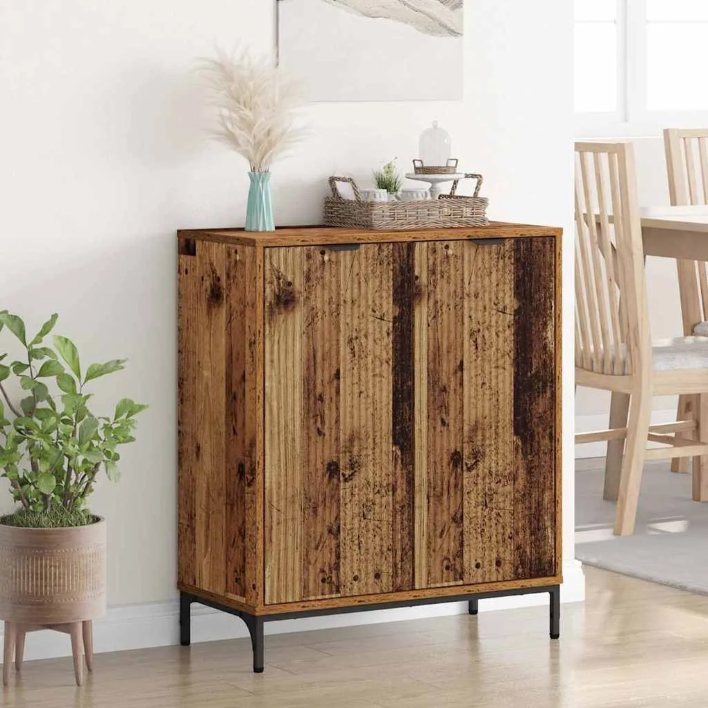 vidaXL Πλαϊνό γραφείο Παλαιό ξύλο 69.5 x 33 x 82 εκ.