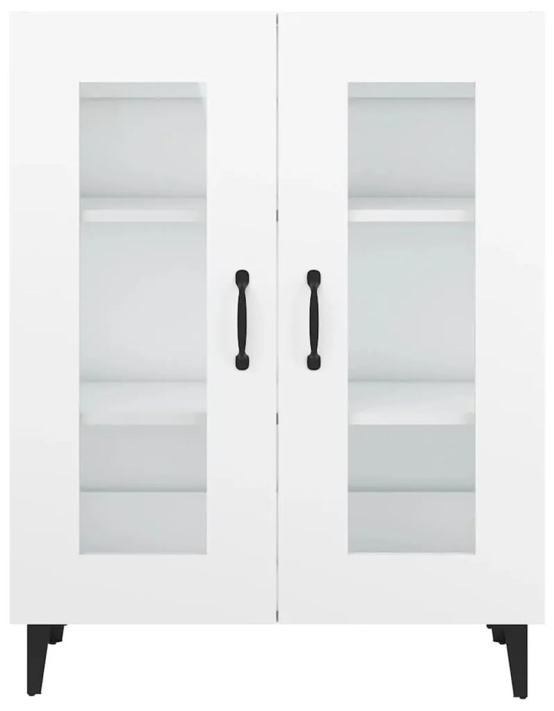 Ντουλάπι Λευκό 69,5 x 34 x 90 εκ. από Επεξεργασμένο Ξύλο - Λευκό