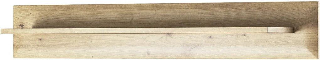 Lh-homefurniture Ράφι Nordi Artisan+μαύρο 107x17x19cm 38102-NR-ART