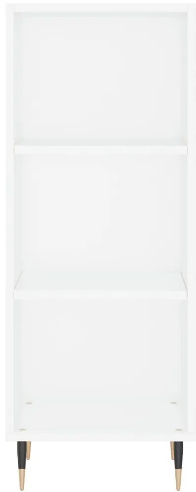 vidaXL Ντουλάπι Λευκό 34,5 x 34 x 180 εκ. από Επεξεργασμένο Ξύλο