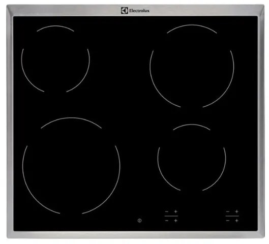 Electrolux EHF16240XK Κεραμική Εστία Αυτόνομη 57,6 x 51,6 cm Inox