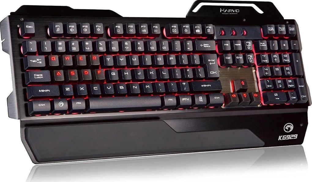 Marvo Gaming πληκτρολόγιο με φωτιζόμενα πλήκτρα KG929