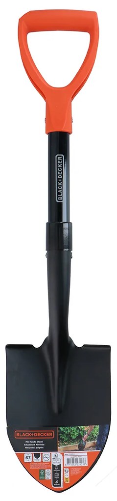 Φτυάρι Χειρός 67εκ. Black+Decker 871125223403