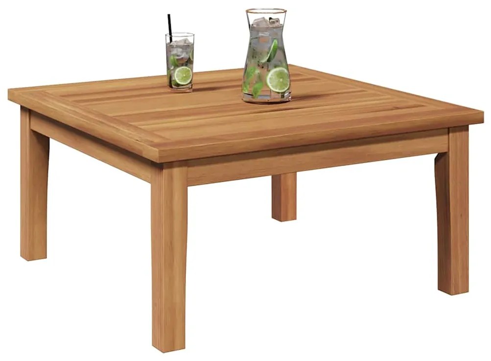 vidaXL Τραπέζι Κήπου Καφέ Μασίφ ξύλο teak