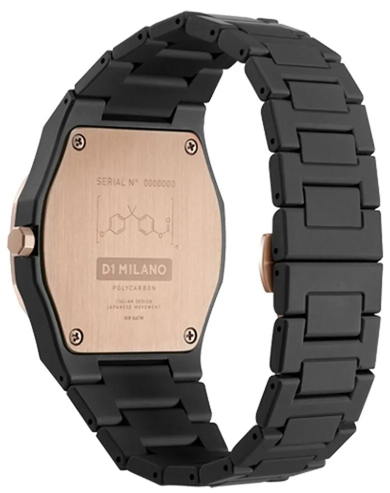 Ανδρικά Ρολόγια D1 Milano D1-PCBJ35 Μαύρο