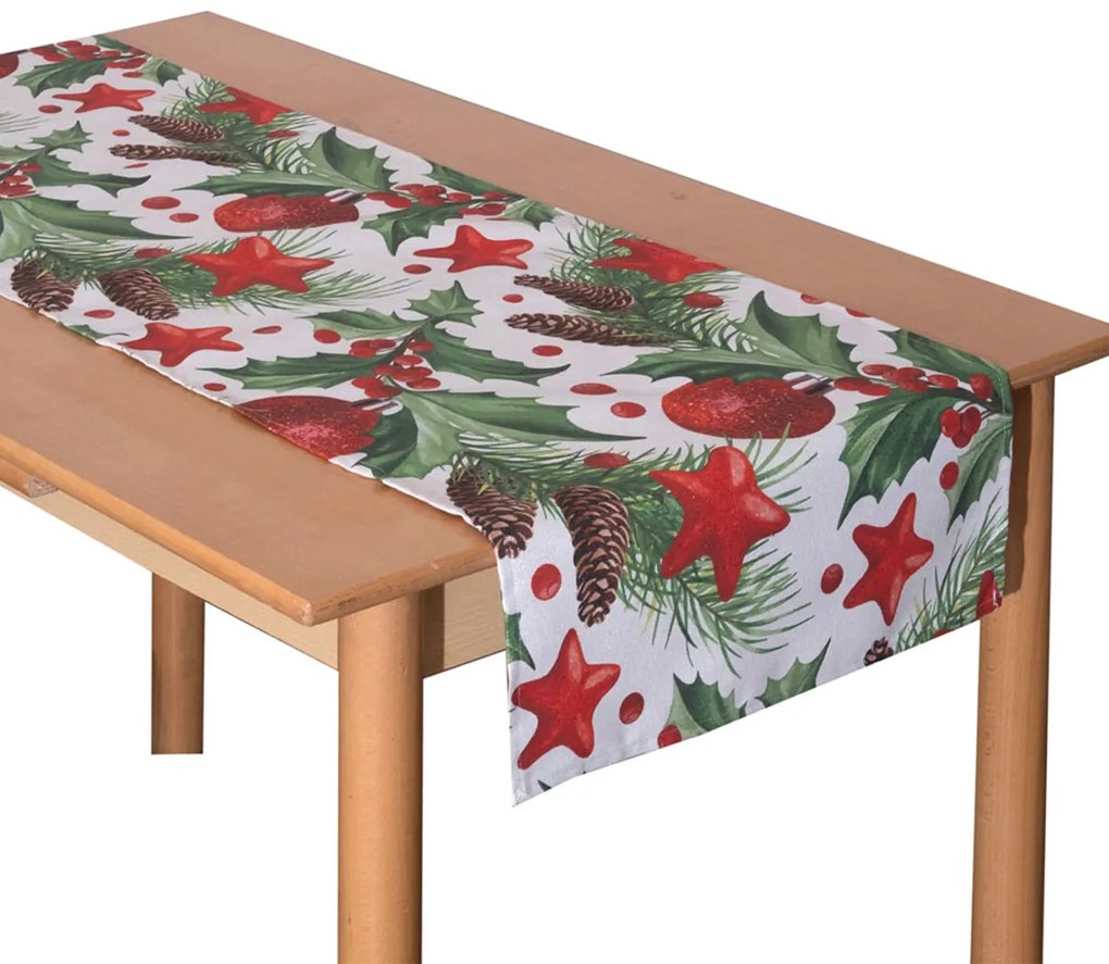Χριστουγεννιάτικη Τραβέρσα (Σετ 2τμχ) Viopros Christmas 4502