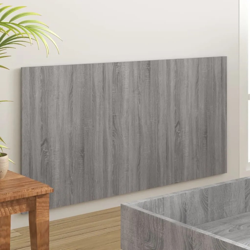 vidaXL Κεφαλάρι Κρεβατιού Γκρι Sonoma 160x1,5x80 εκ. Επεξεργ. Ξύλο