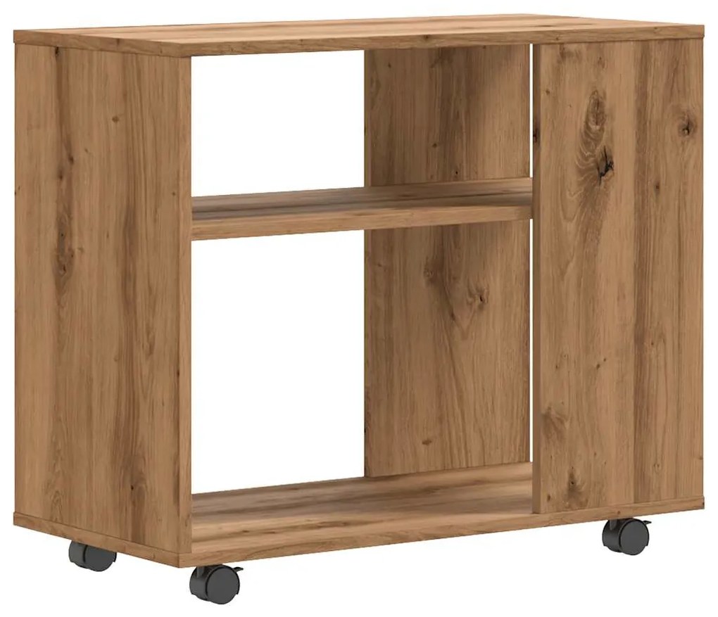 vidaXL Side Table Artisan Oak 70x35x55 cm Κατασκευασμένο ξύλο